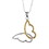 Dicksons 73-8891P Necklace I Said A Prayer Butterfly 2Tone