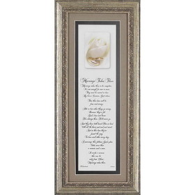 Dicksons 80AS-616-704 Marriage Takes Three Framed Wall Decor