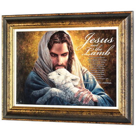 Dicksons 83gb-2418-1305 Framed Wall Art Jesus & The Lamb 24X18
