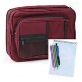 Dicksons Study Kit Canvas Bible Cover, Includes notepad,4 highlighters, and a pen