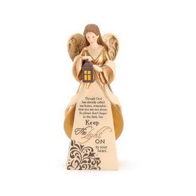 Dicksons ANGR-1024 Keep The Light On Angel Figurine