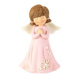 Dicksons ANGR-1077 Angel Figurine Pink Praying Hands Resin