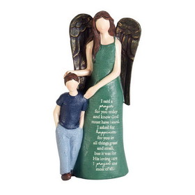 Dicksons ANGR-345 Angel With Boy I Said A Prayer 7.75In