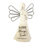 Dicksons ANGR-35 Angel Figurine Love Always Trust Resin