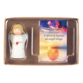 Dicksons ANGRFIG-147 Angel Figurine Every Heart Prayer Resin