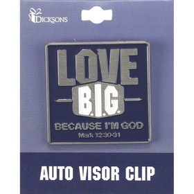 Dicksons AVC-114 Visor Clip-Love Big