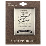 Dicksons AVC-173 I Can Do All Things Phil.4:13 Visor Clip