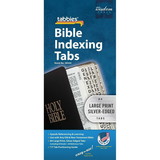 Dicksons BA-58344 Bibletabs Silver Edge Lg Print 84 Pc