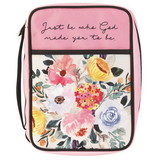 Dicksons BCK-L266 Bible Case Floral Just Be Who God Large