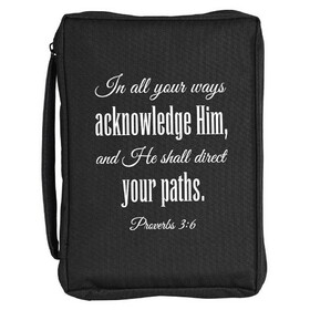 Dicksons BCK-LP1001 Bible Cover In All Prov. 3:6 Large Print