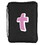 Dicksons BCK-M1010 Bible Cover Pink Cross Black Medium