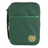 Dicksons BCV-L214 Bible Cover Green With Cross Large