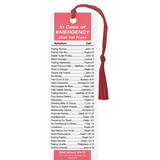 Dicksons BKM-1590 In Case Of Emergency Tassel Bookmark
