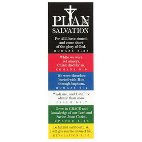 Dicksons BKM-3173 Bookmark Plan Of Salvation 2X6 12-Pack