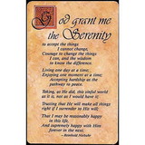 Dicksons BKM-501 Serenity Prayer Pocket Card Bookmark