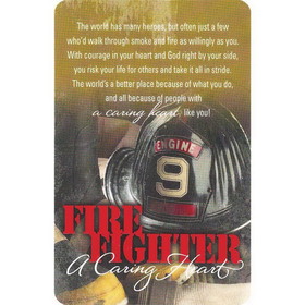 Dicksons BKM-9821 Bkm Pocket Firefighter Prayer Paper