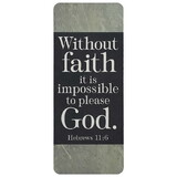 Dicksons BKM-BC100 Bookcard Without Faith It Is Impossible