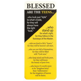 Dicksons BKM-BC67 Bookmark Card Blessed Are Teens 2.5X7