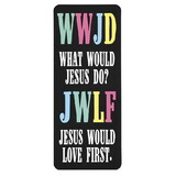 Dicksons BKM-BC93 Bookcard Wwjd Jesus Would Love First