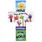 Dicksons BKMC-119 Pocketcard Cross Jesus Loves Children