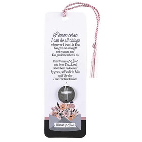 Dicksons BKMCN-219 Tassel Coin Bookmark Woman Of God