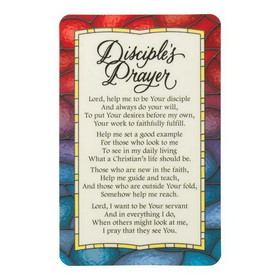 Dicksons BKMPK-132 Bkm Pocket Disciple'S Prayer Paper