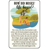 Dicksons BKMPK-328 Pocketcard How Did Moses Life Begin