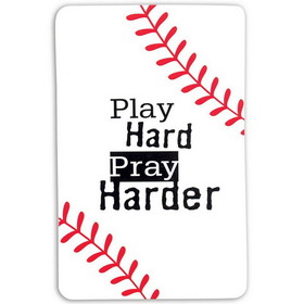 Dicksons BKMPK-364 Baseball Play Hard Pray Pocketcard