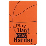 Dicksons BKMPK-365 Basketball Play Hard Pray Pocketcard