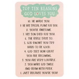 Dicksons BKMPK-384 Bookmark Pocket Top 10 Reasons God Loves