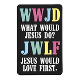Dicksons BKMPK-460 Pocketcard Wwjd Jesus Would Love First