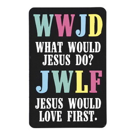 Dicksons BKMPK-460 Pocketcard Wwjd Jesus Would Love First