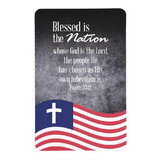 Dicksons BKMPK-477 Pocketcard Flag Blessed Is The Nation