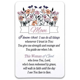 Dicksons BKMPK-501 Pocketcard Mom Woman Of God
