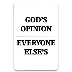 Dicksons BKMPK-503 Pocketcard Gods Opinion Everyone Elses