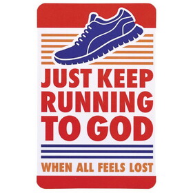 Dicksons BKMPK-507 Pocketcard Just Keep Running To God