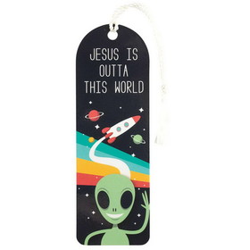 Dicksons BKMTL-390 Bookmark Tassel Alien Jesus Outta World