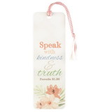 Dicksons BKMTL-420 Tassel Bookmark Speak With Kindness