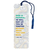 Dicksons BKMTL-430 Tassel Bookmark God Is Faithful