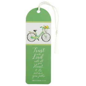 Dicksons BKMTL-437 Tassel Bookmark Bicycle Trust In The