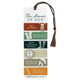 Dicksons BKMTL-443 Tassel Bookmark Full Armor Of God