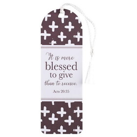 Dicksons BKMTL-480 Tassel Bookmark Blessed To Give