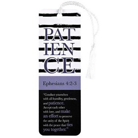 Dicksons BKMTL-488 Tassel Bookmark Patience Ephesians 4:2-3