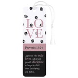 Dicksons BKMTL-490 Tassel Bookmark Love Proverbs 13:24