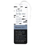 Dicksons BKMTL-491 Tassel Bookmark Lord Help Me Romans 12:1