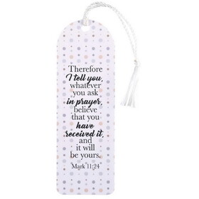 Dicksons BKMTL-526 Tassel Bookmark Therefore I Tell You