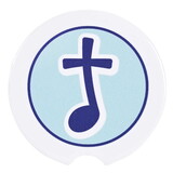 Dicksons CC-44 Car Coasters Blue Music Note 2 Pk