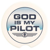 Dicksons CC-9 Car Coasters God Is My Pilot 2-Pack