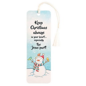 Dicksons CHBKMTL-1024 Tassel Bookmark Keep Christmas Always