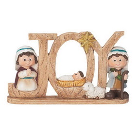 Dicksons CHFIG-507 Fig-Rsn-5.5"Joy Word W/Holy Fa